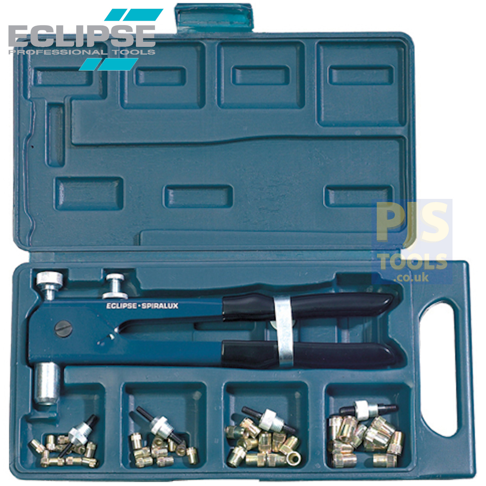Eclipse 2745 4-8mm nutsert threaded insert riveter set rivnut tool