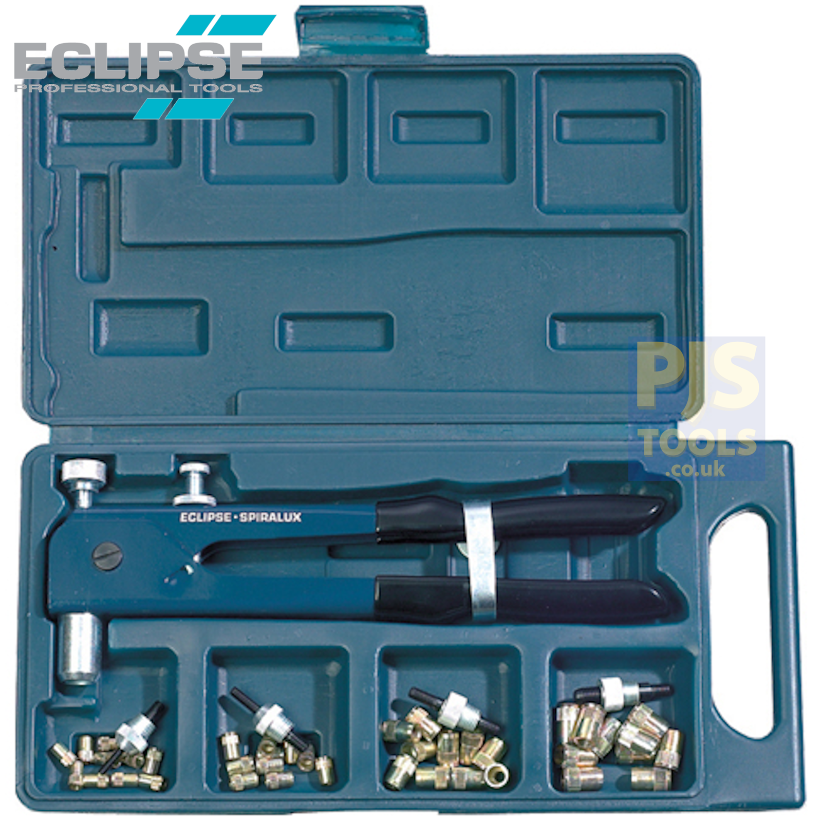 Eclipse 2745 4-8mm nutsert threaded insert riveter set rivnut tool
