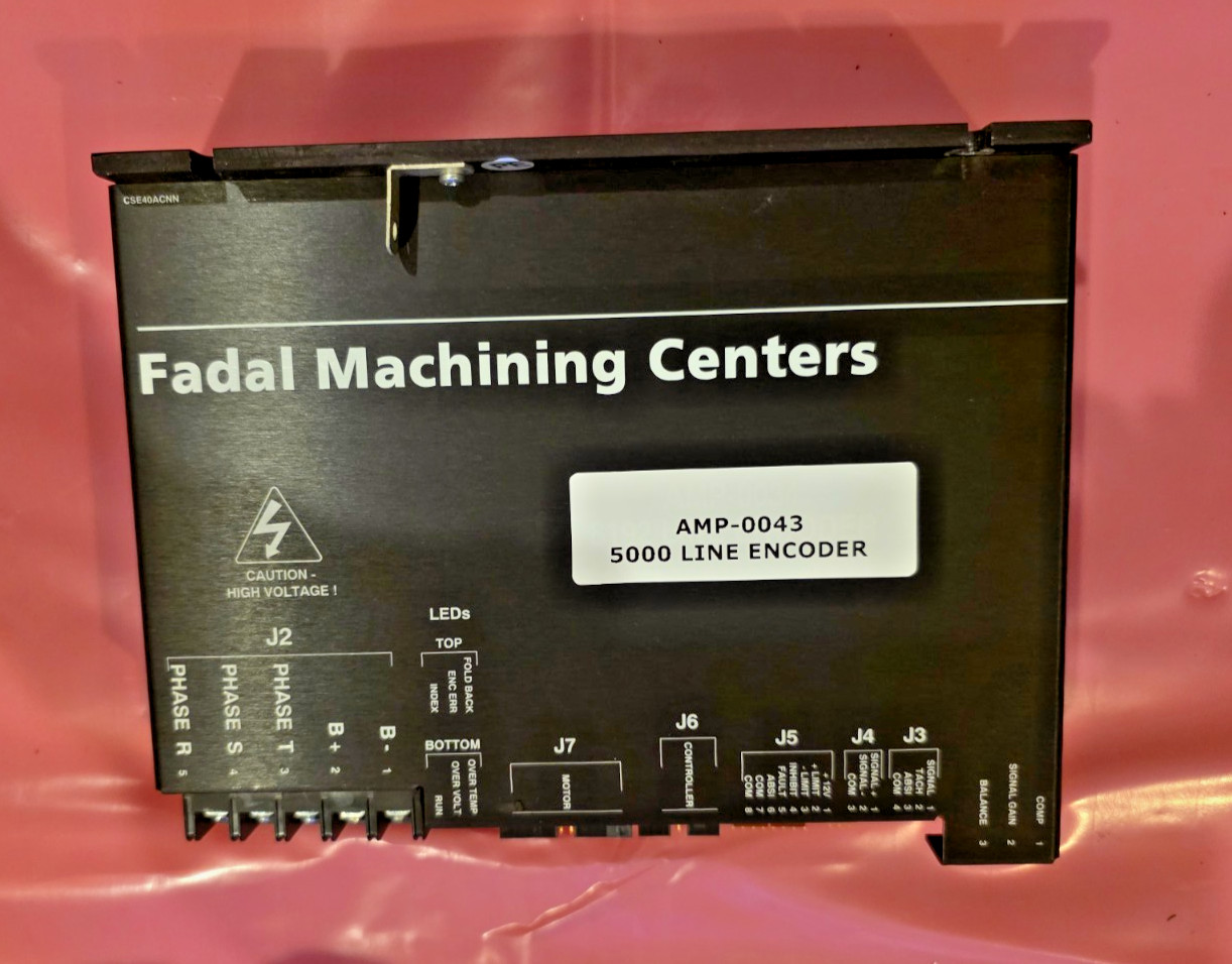 Fadal SE40ACNN-SMB AMP0043 5000 Line Encoder  Free Ship and Warranty
