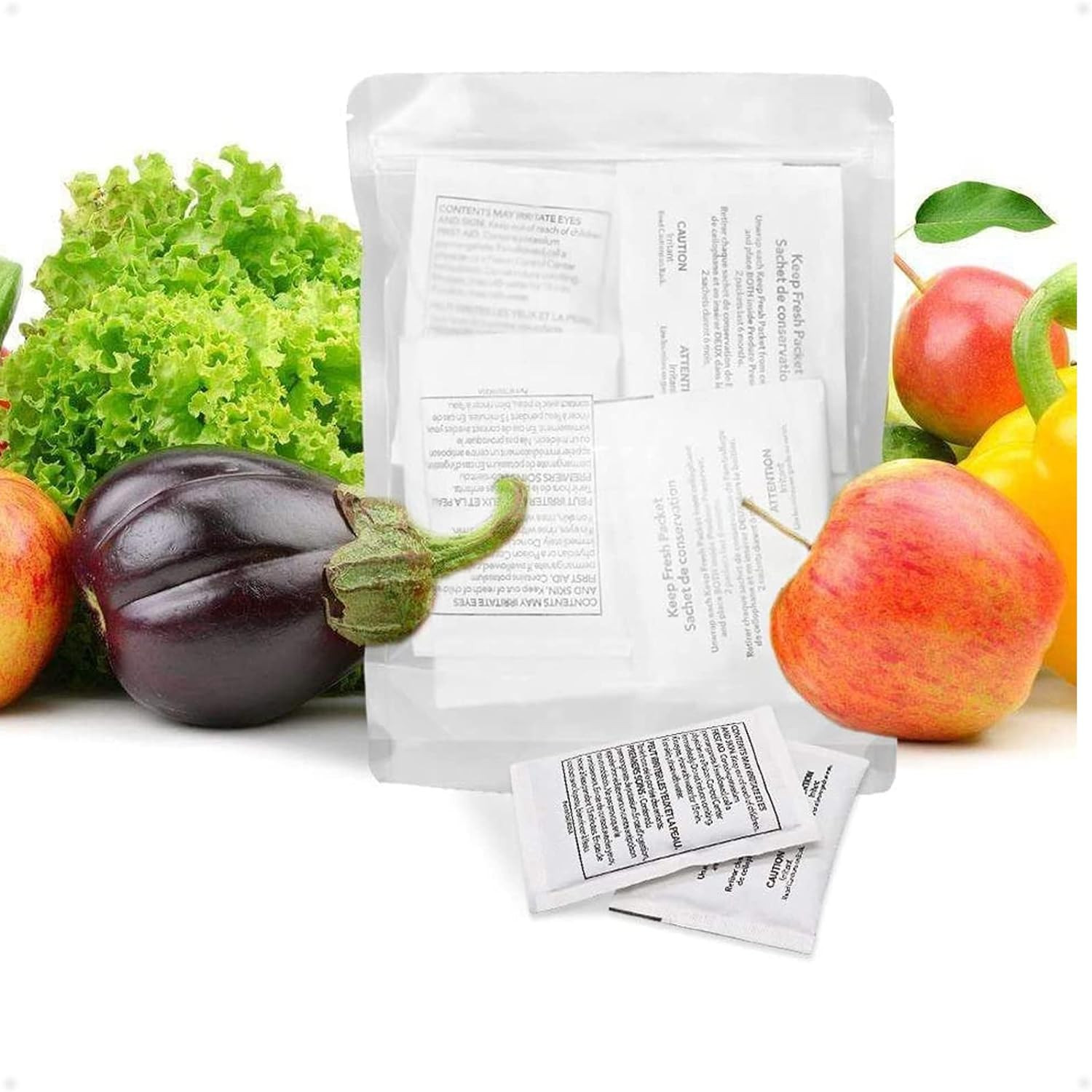 Refrigerator Produce Preserver W10346771A Replacement Fresh Pack 6 Holders