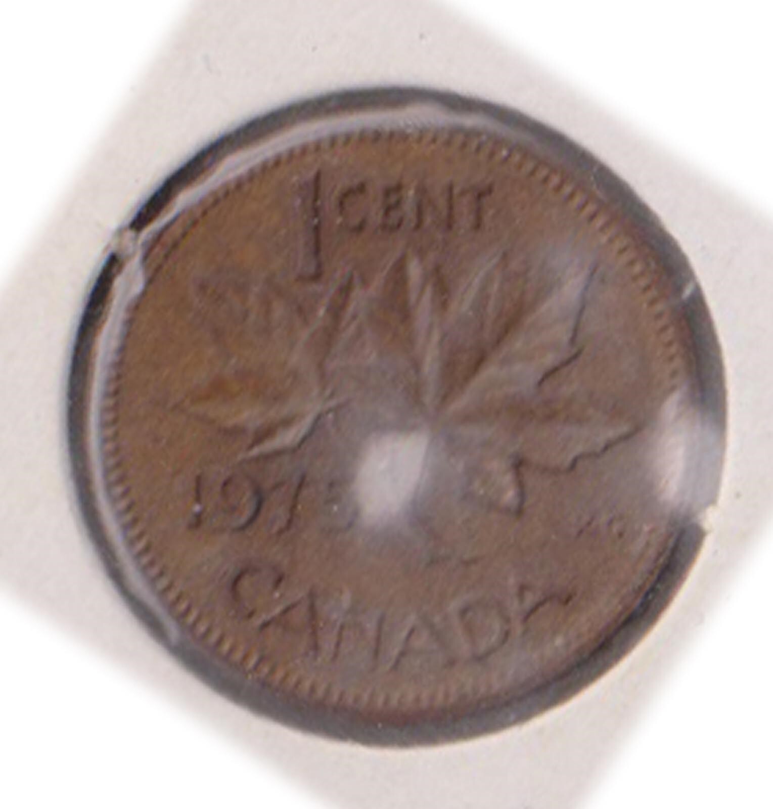 (H205-33) 1975 Canada 1c coin (AH)