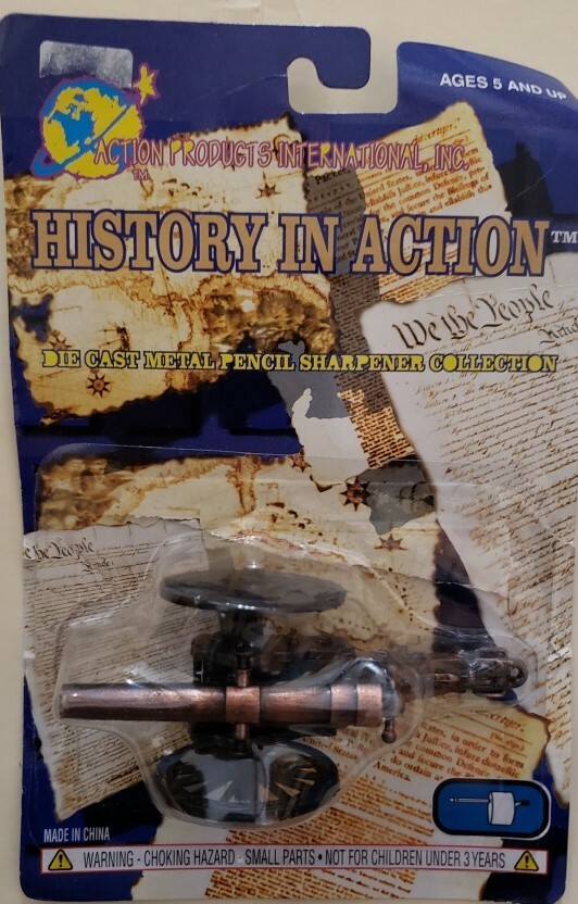 History in Action Die Cast Civil War Cannon Pencil Sharpener NEW