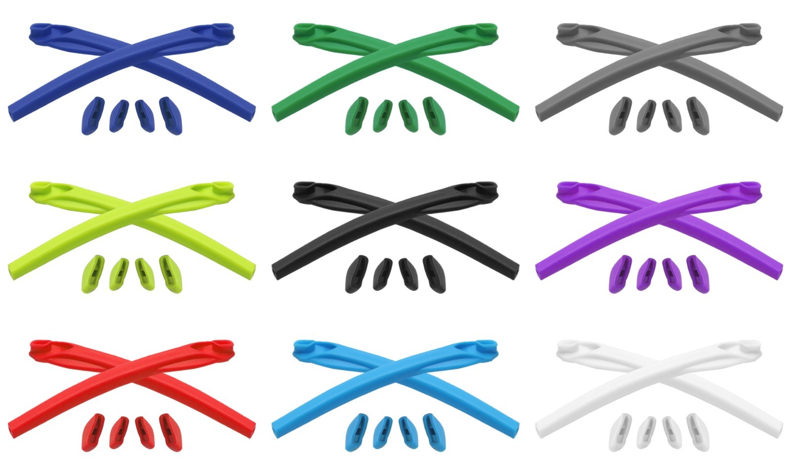 Vonxyz Wholesale Replacement EarSocks+Nose Pads for-Oakley Flak 2.0 XL OO9188