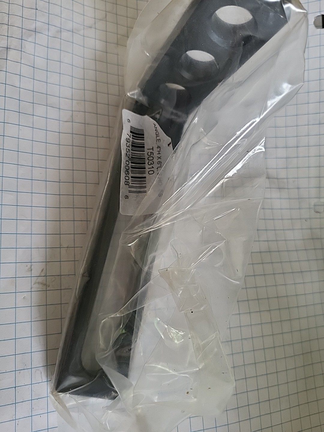 BUILDPRO T50310 Right Angle Bracket, 5" Slot 3 Holes