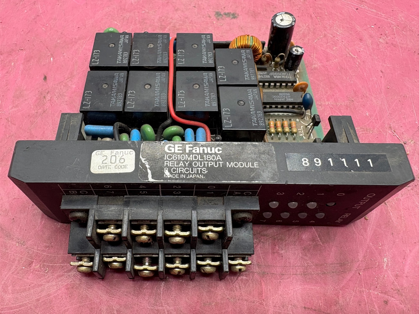 General Electric IC610MDL180A Fanuc Relay Output Module