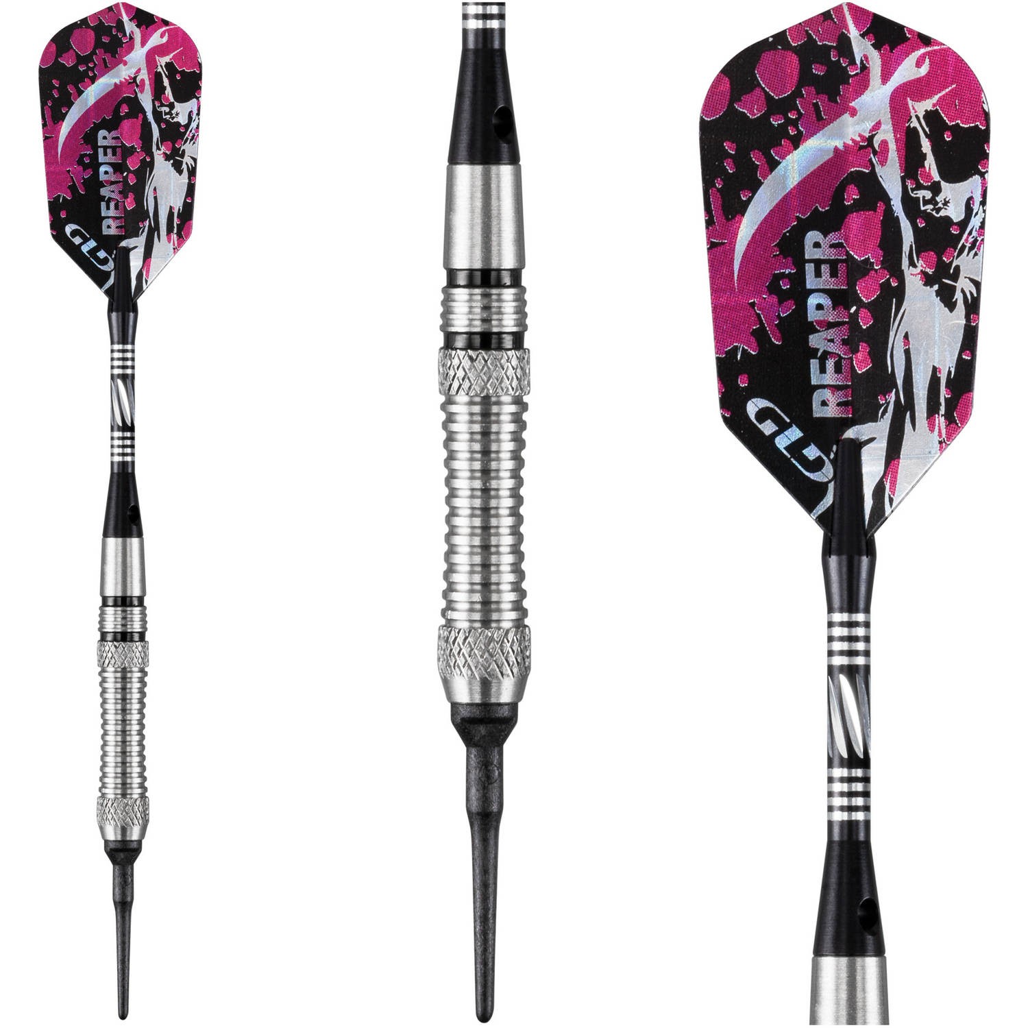 Viper Grim Reaper Tungsten Soft Tip Darts Grooved Barrel 18 Grams