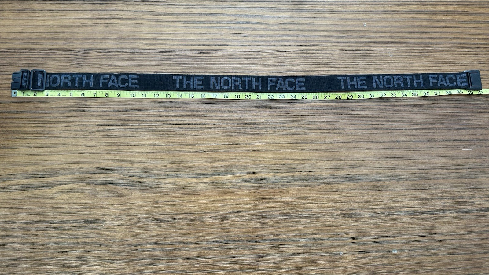 The North Face Sender Belt Black Elastic Logo Webbing One Size Discontinued
