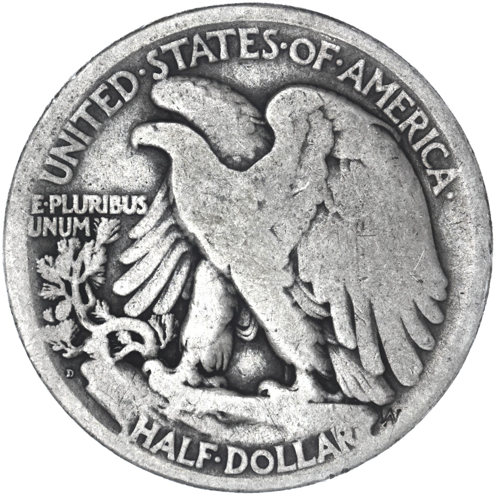 1920 D Walking Liberty Half Dollar Good 90% Silver