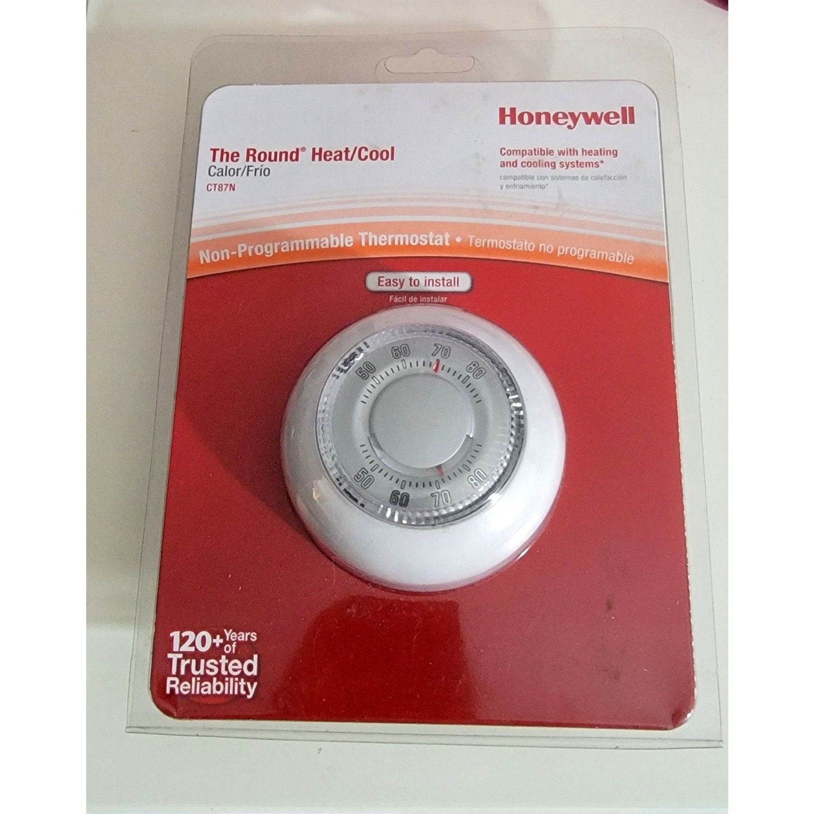 Honeywell The Round Heat Cool CT87N Thermostat