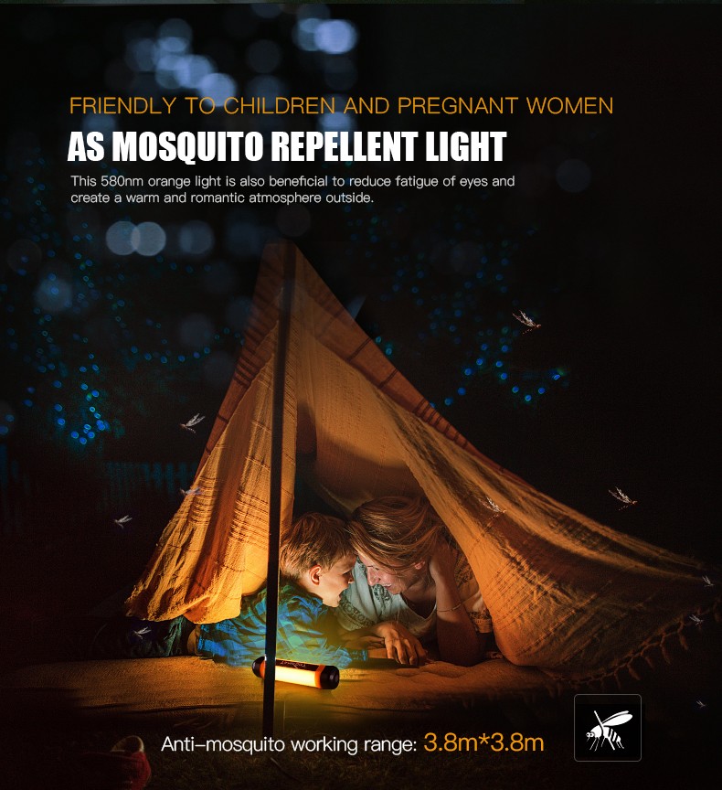 600lm Portable LED Camping Lantern Light Rechargeable Super Bright Flashlight