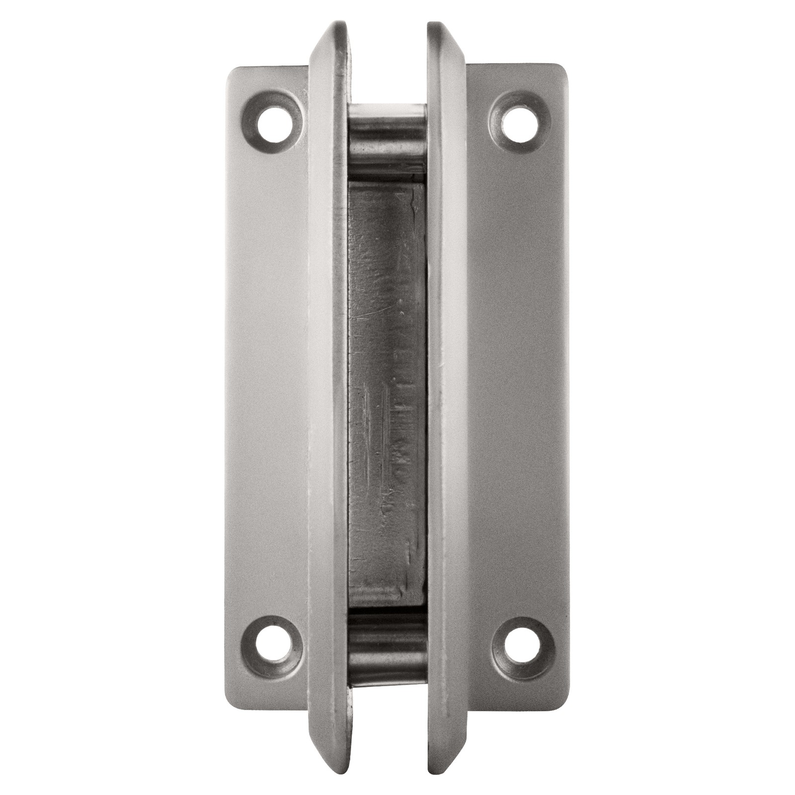 Satin Chrome Cologne 337 Series Adjustable Wall Mount 'H' Back Plate Hinge