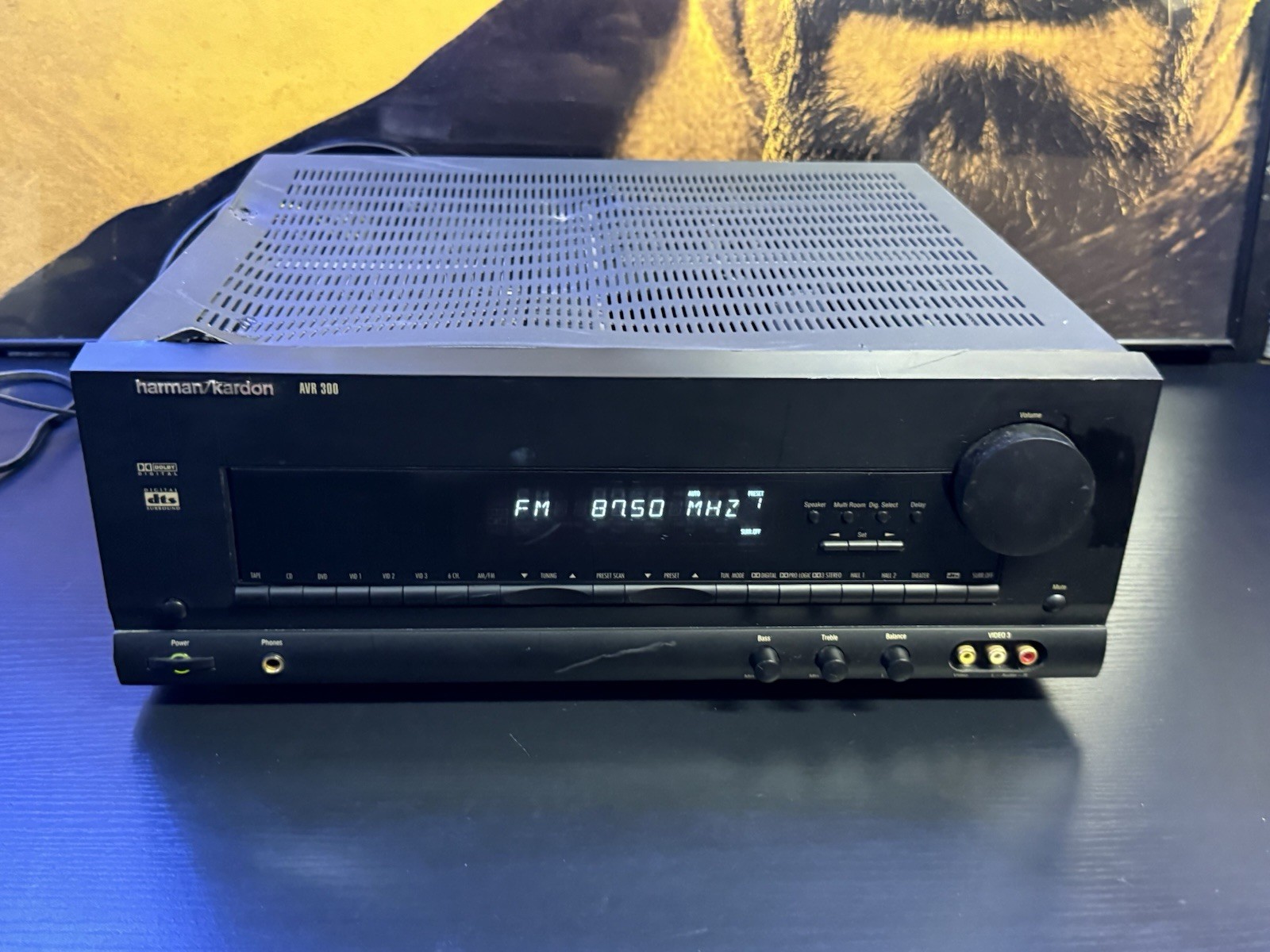 Harman Kardon AVR 300 Dolby Digital DTS AV Stereo Receiver Tested Working