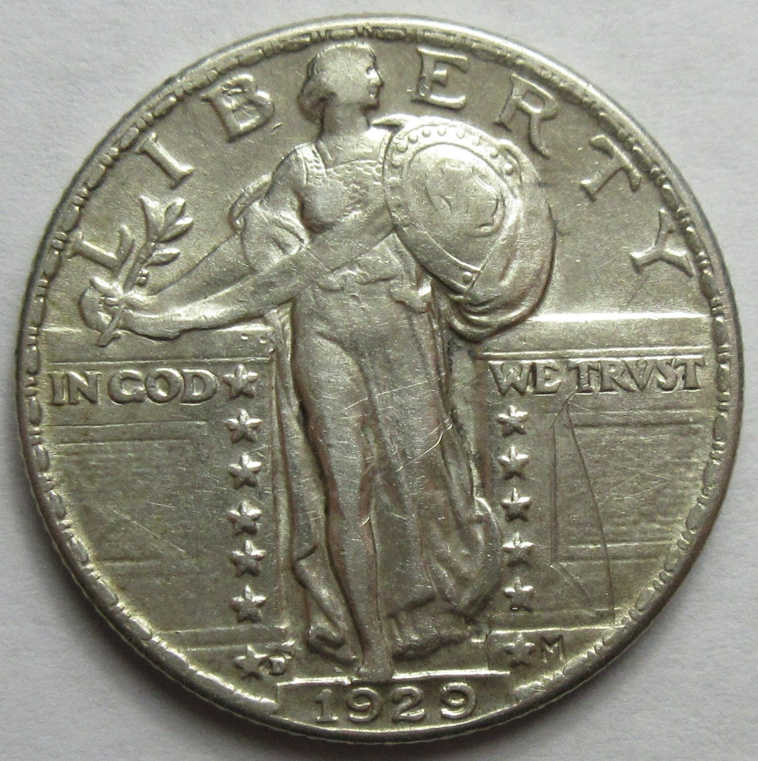 1929-D Silver Standing Liberty Quarter -Nice UNC- (#117p)