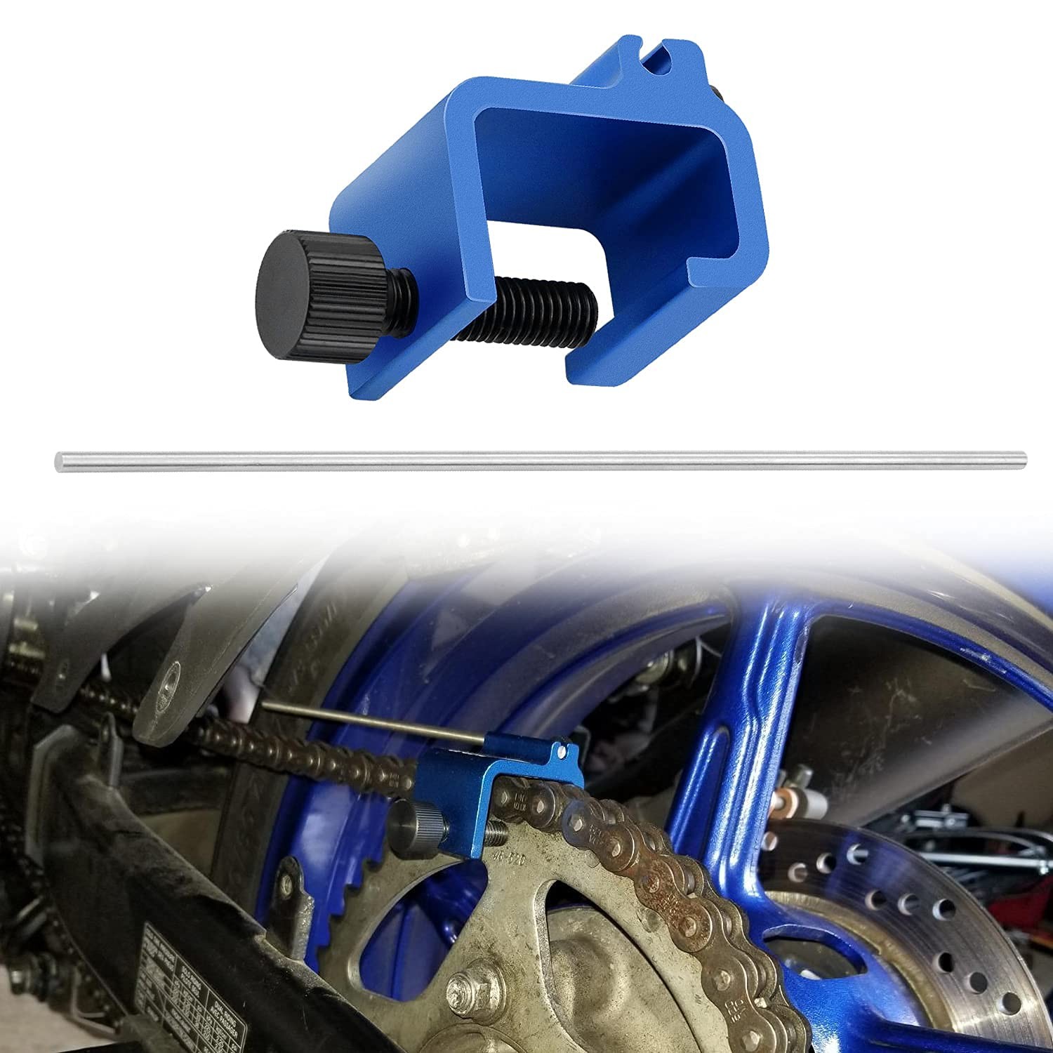 Kujunpao Chain Alignment Tool Compatible with Motorcycle ATV Bike Sprocket...