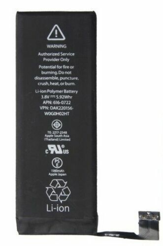 OEM Authentic Original Battery Replacement for Apple iPhone 5s and 5c 1560mAh