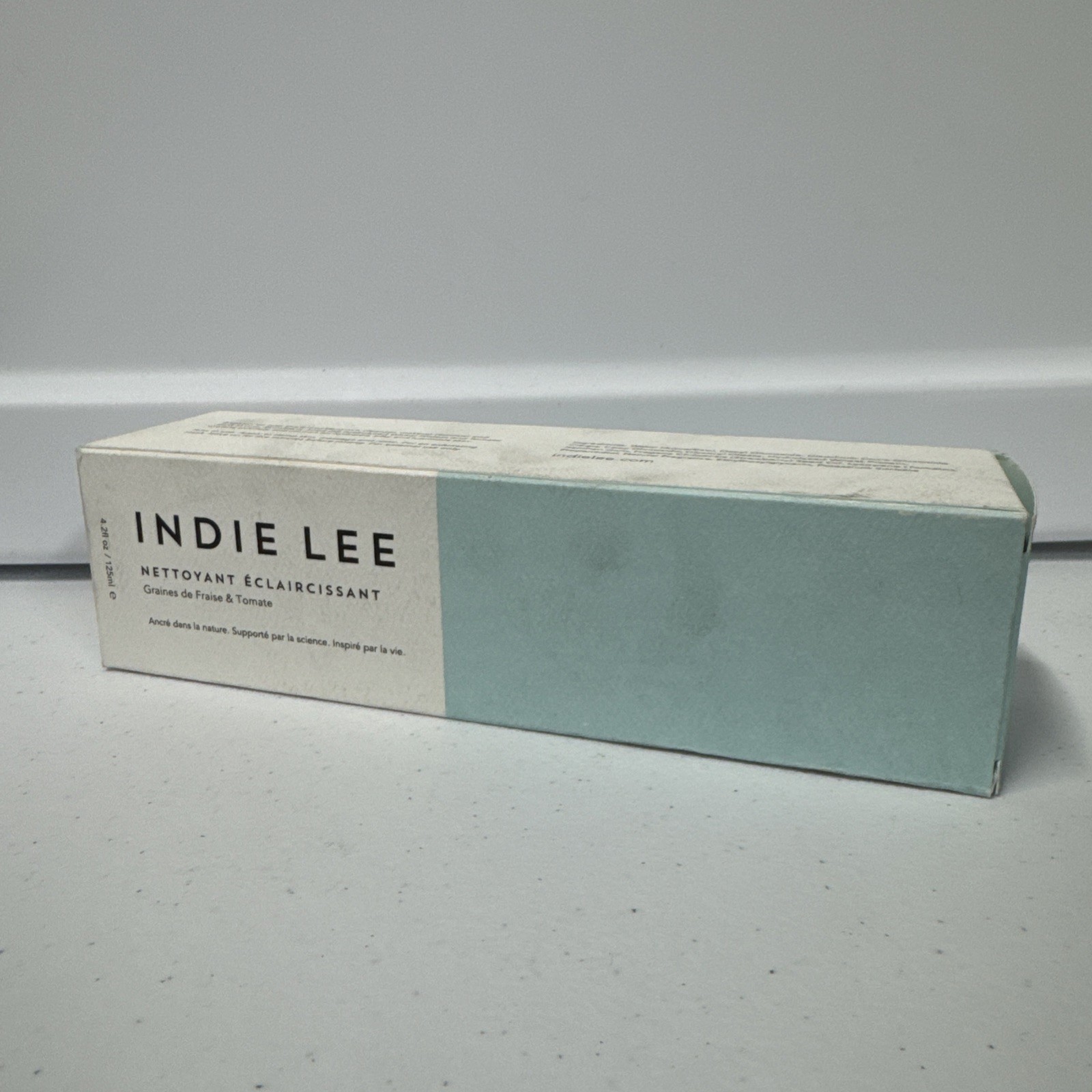 Indie Lee Brightening Cleanser Strawberry Seed & Tomato Full Size 4.2 oz NEW