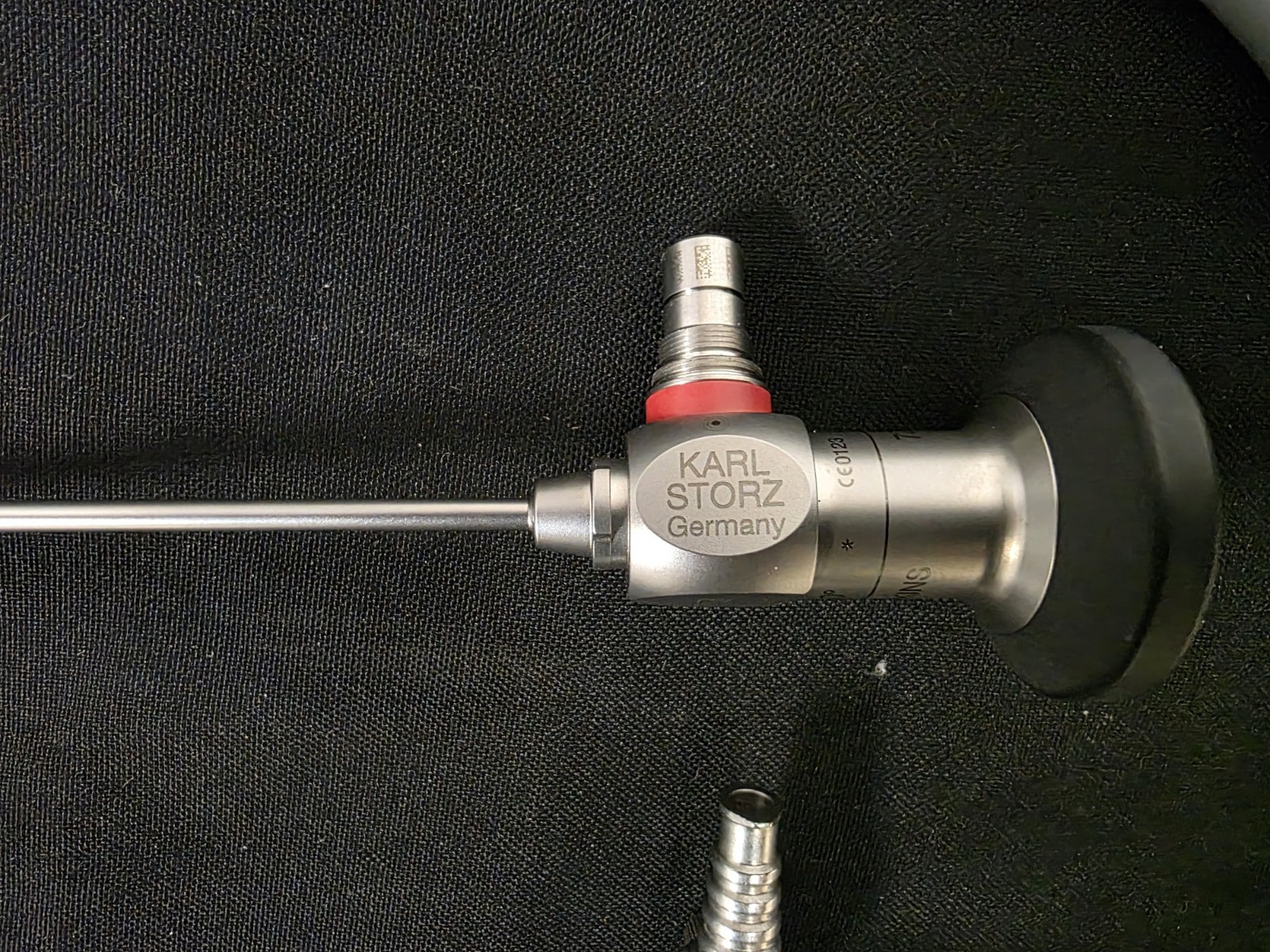 K. Storz Small Joint Arthroscopy 4x30° 7220BA Set w/ Tray & Light Cable