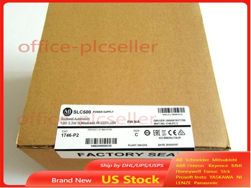 New Original Factory Sealed Allen Bradley 1746-P2 ** Chassis Power Supply PLC