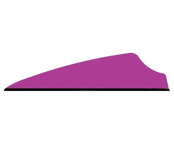 Q2I Archery Fusion X-II Fletches/Vanes PURPLE 100 Pack 1.5" Inches