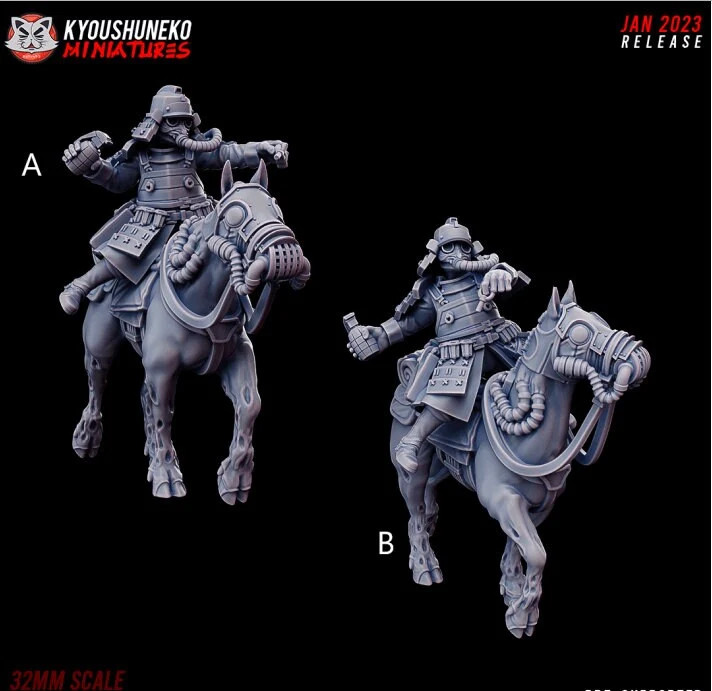 Grenadier Tough Riders - 28mm Heroic Shi - Resin Tabletop Miniature