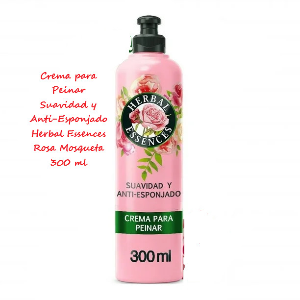 2 Pack Cream Hair Herbal Essence Suavidad y Anti-Esponjado Rosa Mosqueta