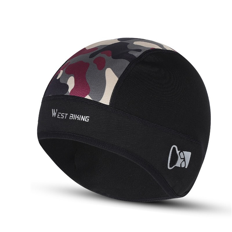 West Biking Winter Windproof Cycling Cap Bicycle Hats Hats Cap Black