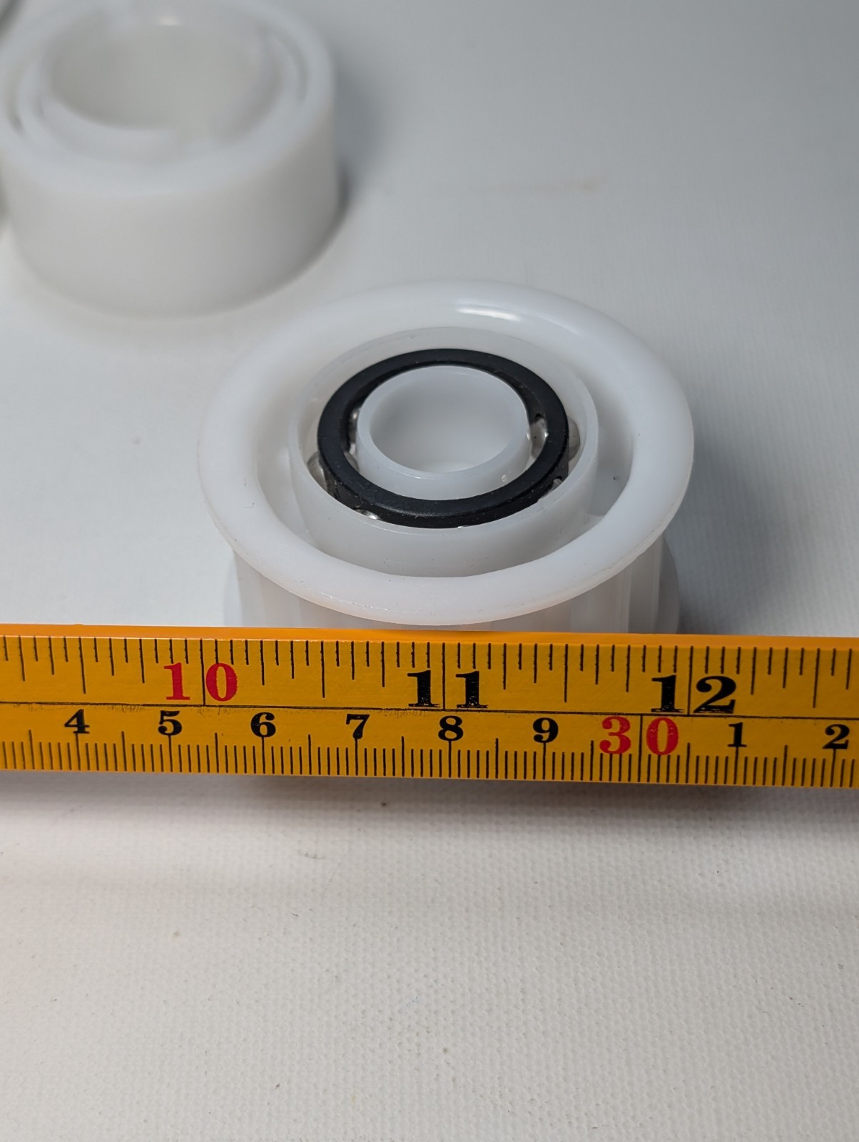 4 Pack Pool Cleaner Guide Wheels Replacement White Bearings Included Generic