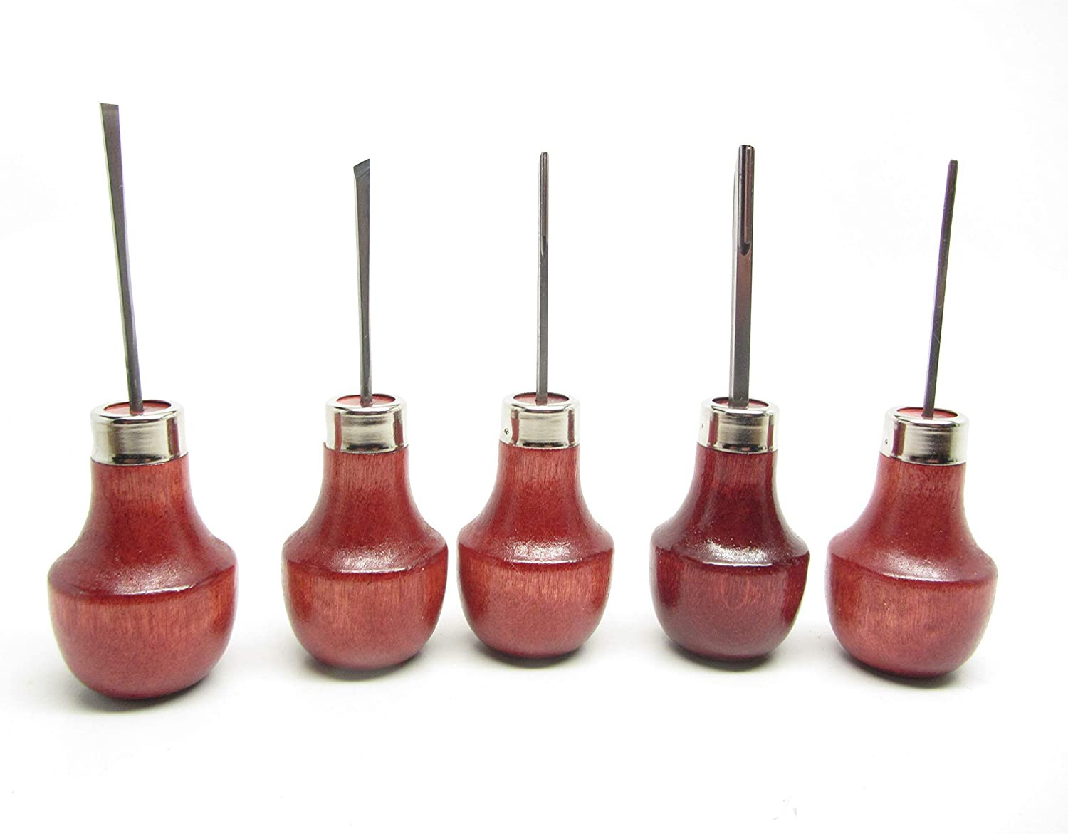 5 Piece Palm Carving Set - Sub Miniature Detail - High Quality and Durable - Gre