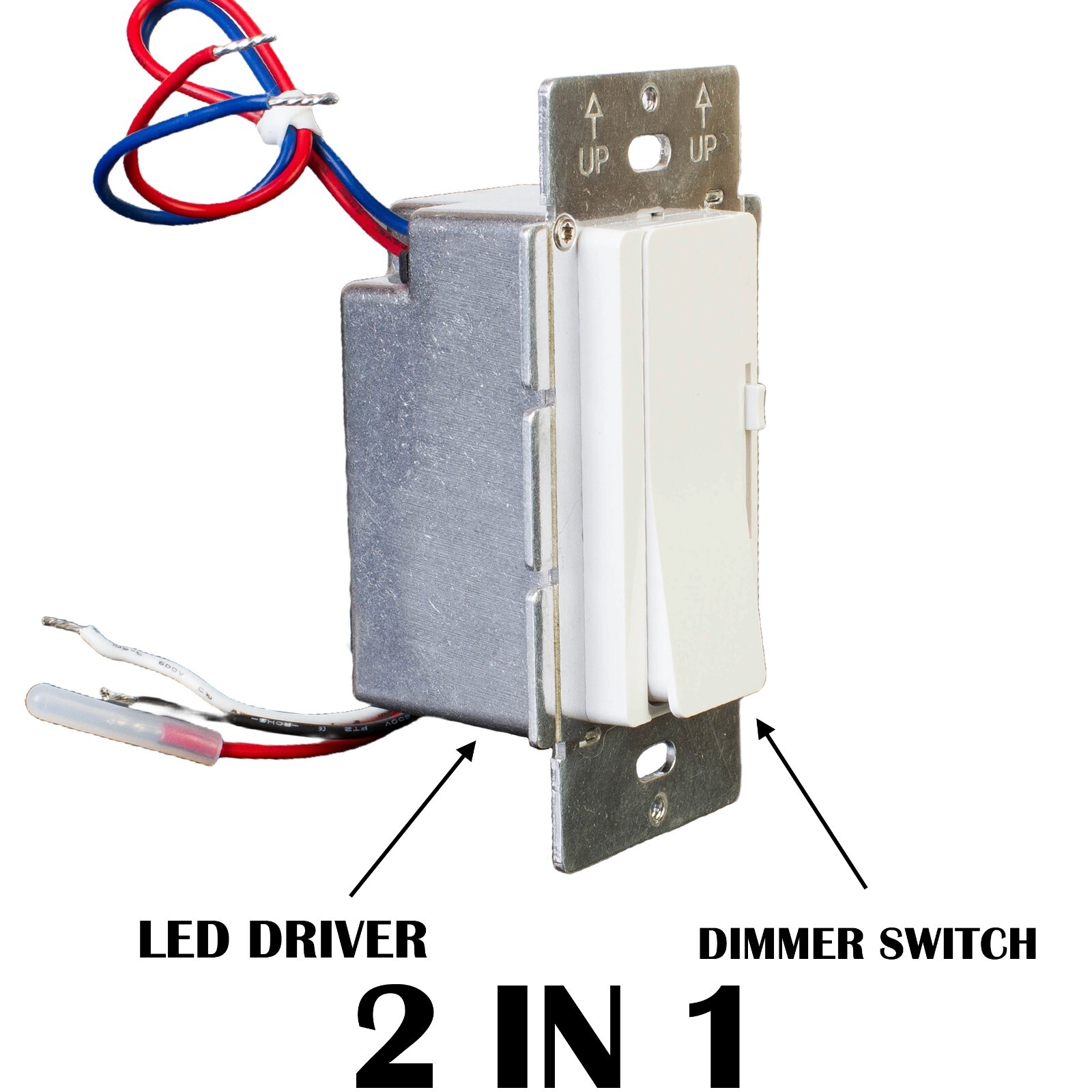 24v UL LED dimmable driver & Wall dimmer switch for LED strip light 96w 160w