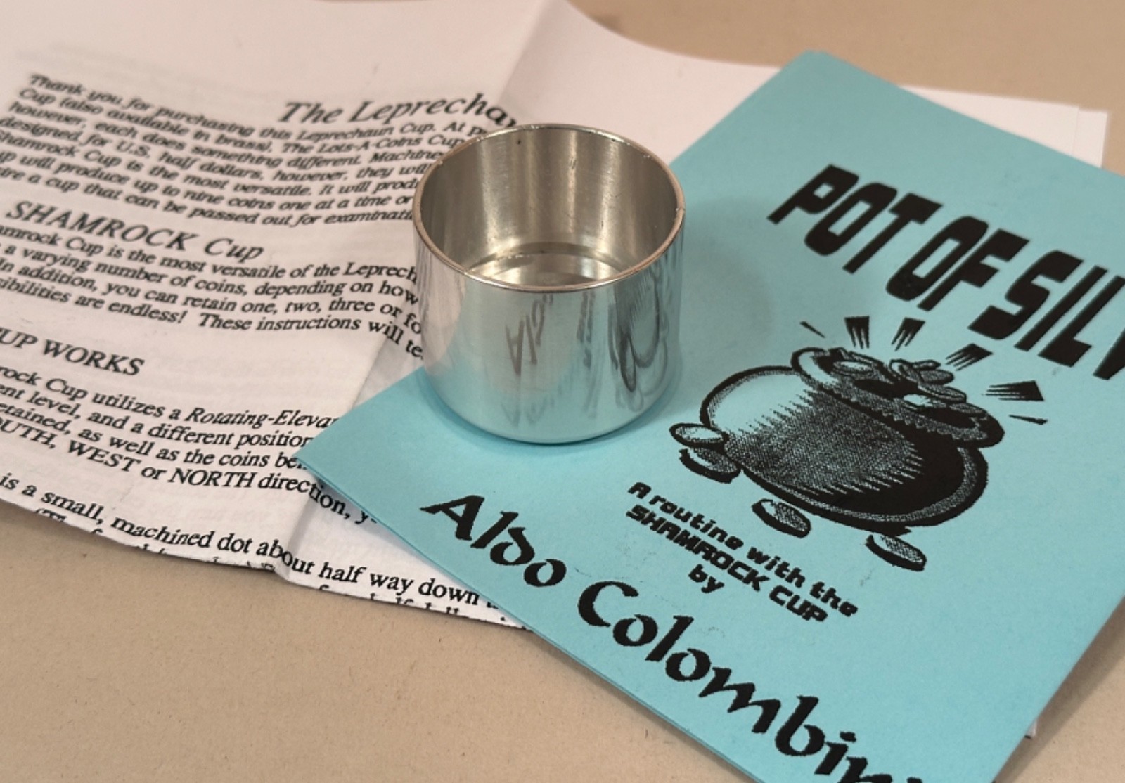 Shamrock Cup Prototype, Chazpro, Half Dollar size