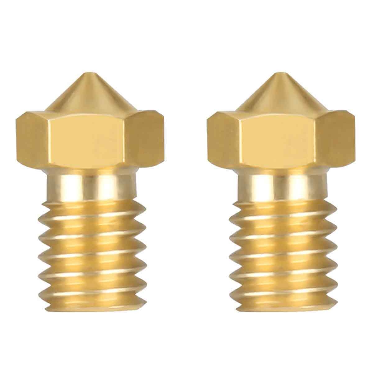 3D Printer Brass Nozzle M6 Thread 1.75mm 3mm Filament for Hotend Extruder