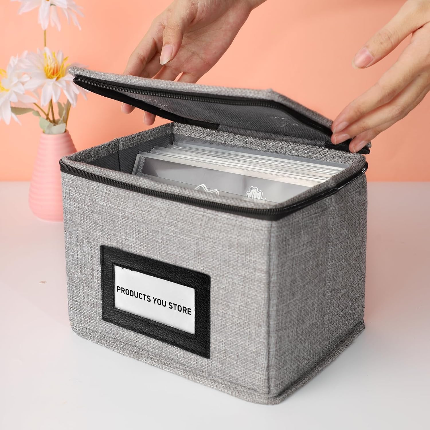 Die Cut Storage Box,Die Cut Storage Organizer,Fully-Padded inside with Sturdy Co