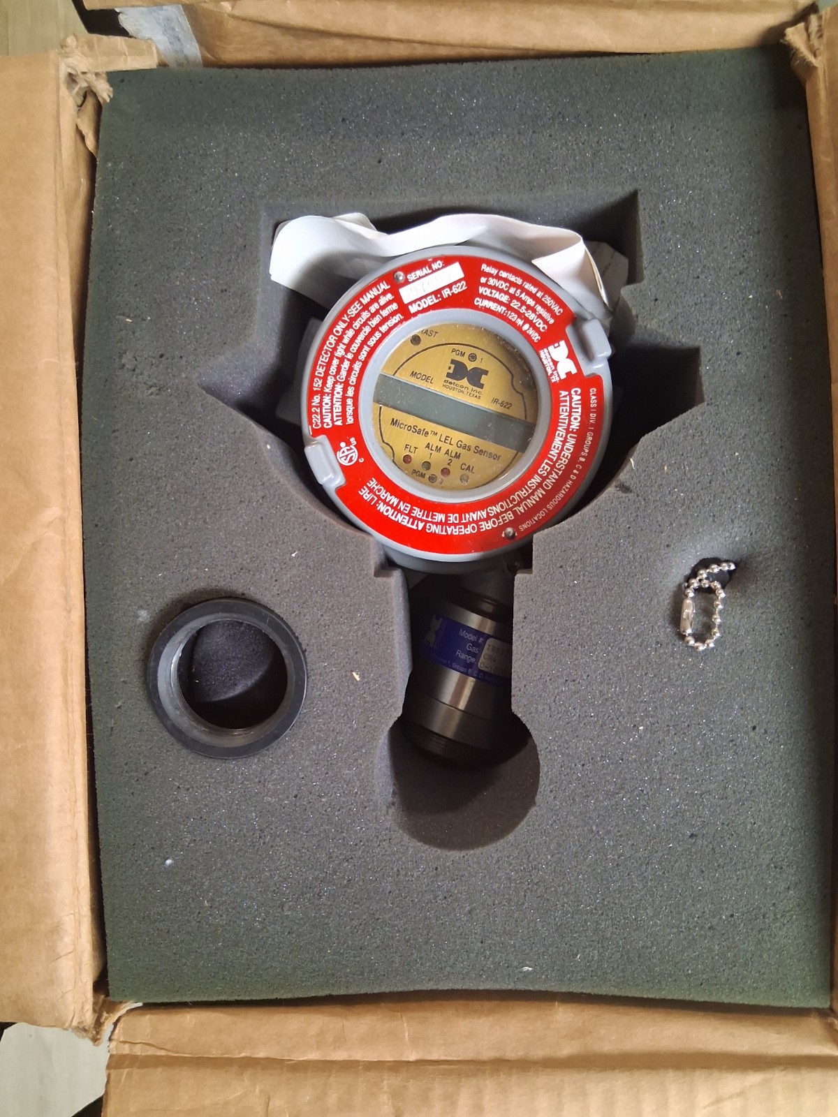 Detcon MicroSafe LEL Gas Sensor IR-622