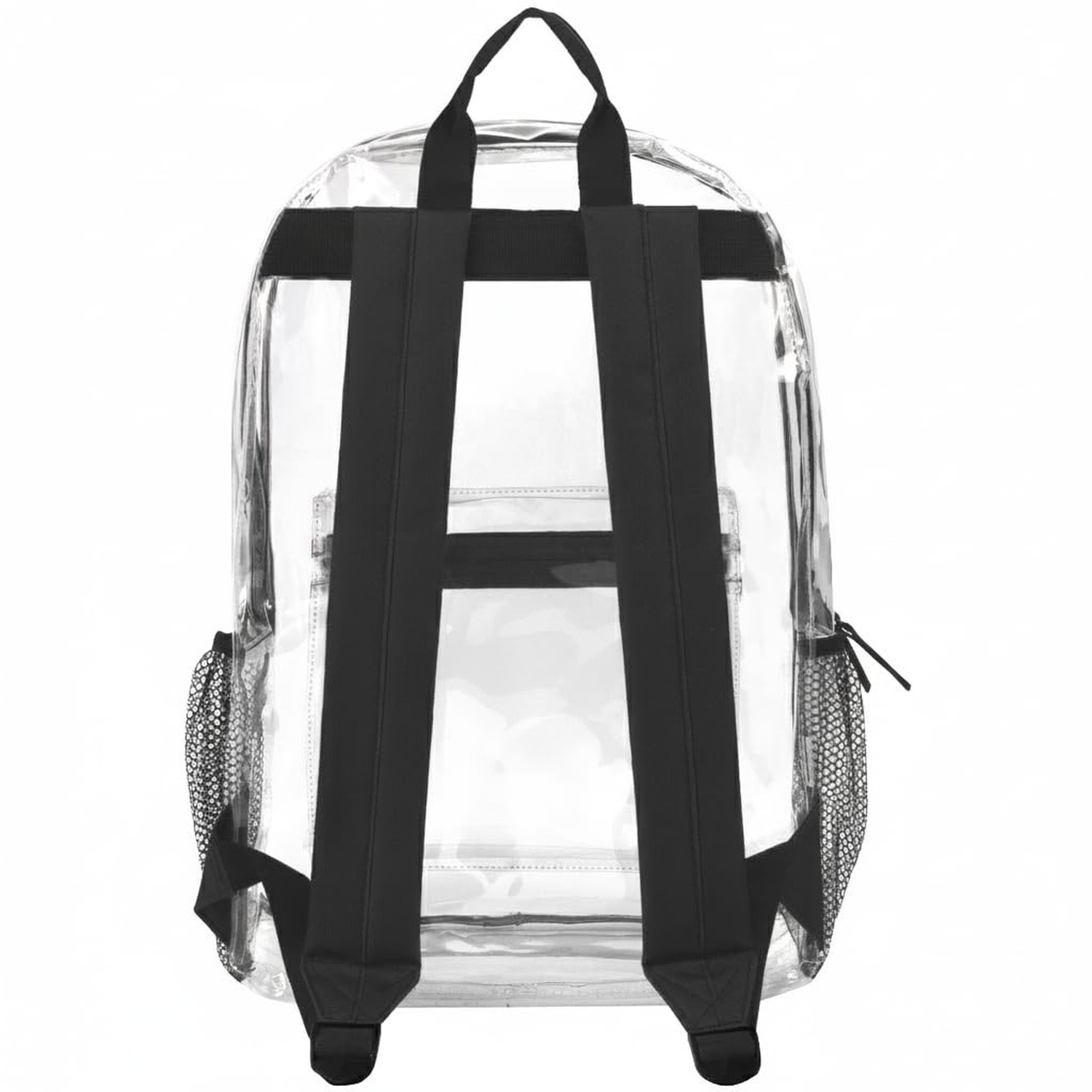 Trail maker Clear Backpack Heavy Duty with Padded Straps, Side Pockets for Ki...