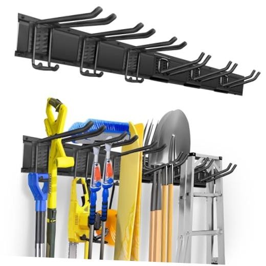 Garage Tool Organizer Wall Mount, Heavy Duty 48 Inches Garage 48" Alloy Steel