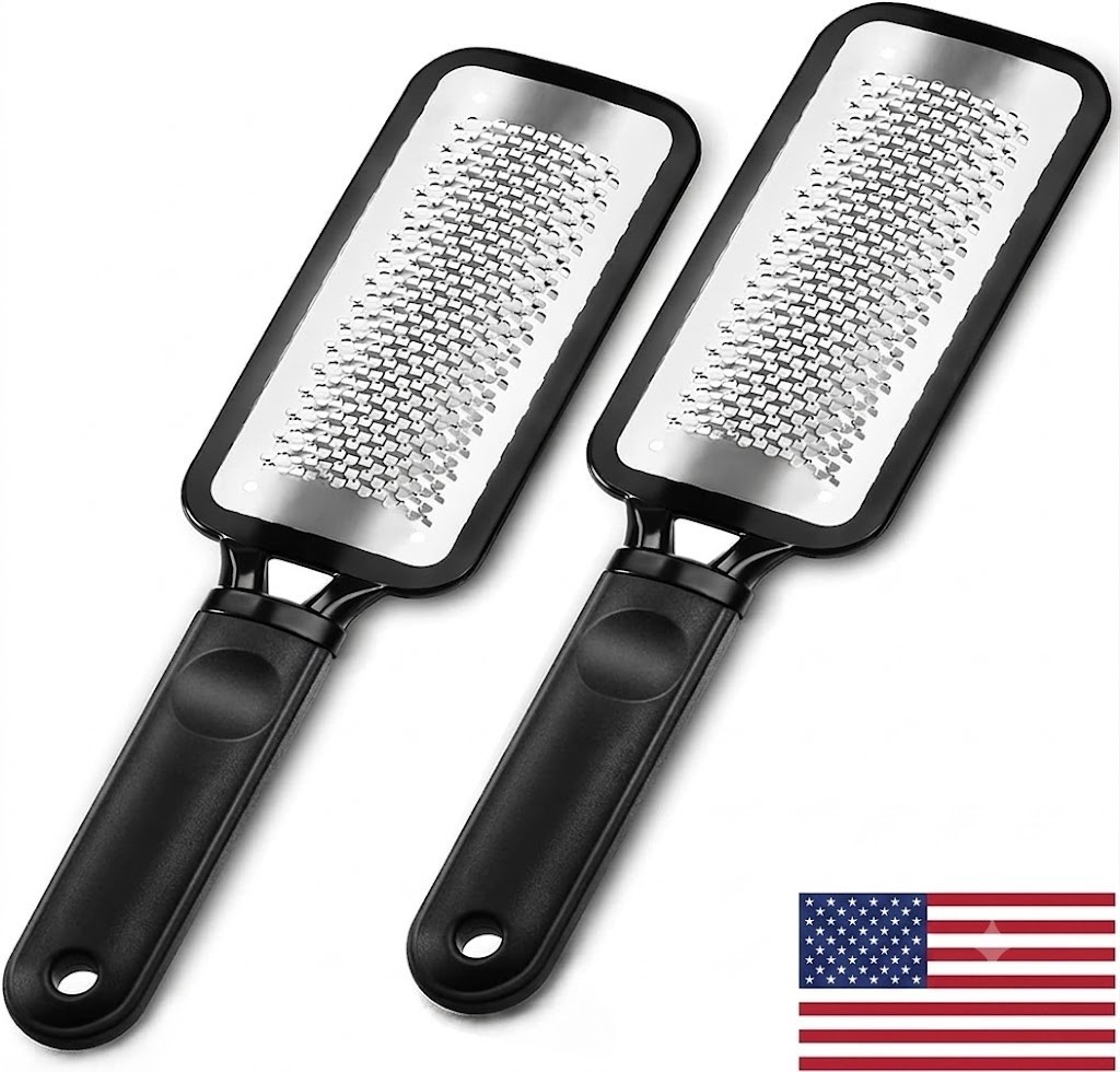 Foot Callus Remover 2 Pack Professional Stainless Steel Foot File Dead Skin