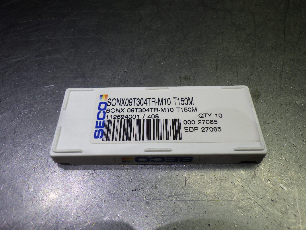 SECO Carbide Inserts QTY10 SONX09T304TR-M10 T150M (LOC3247)