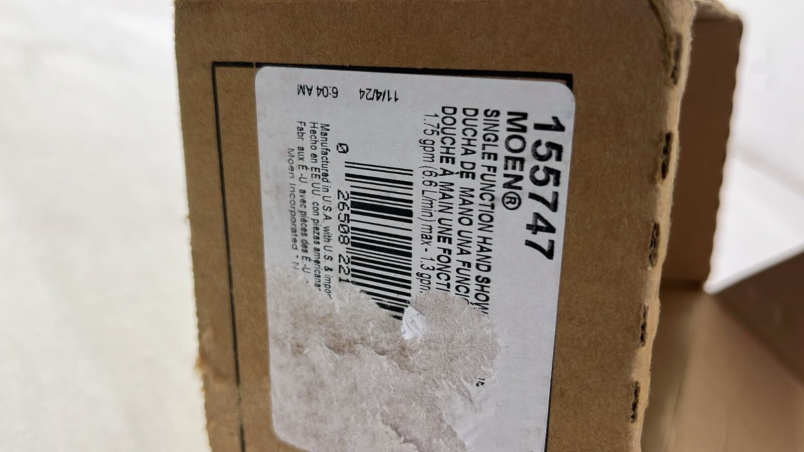 Moen 155747 Replacement Single Function Handshower 4" Diameter in Chrome