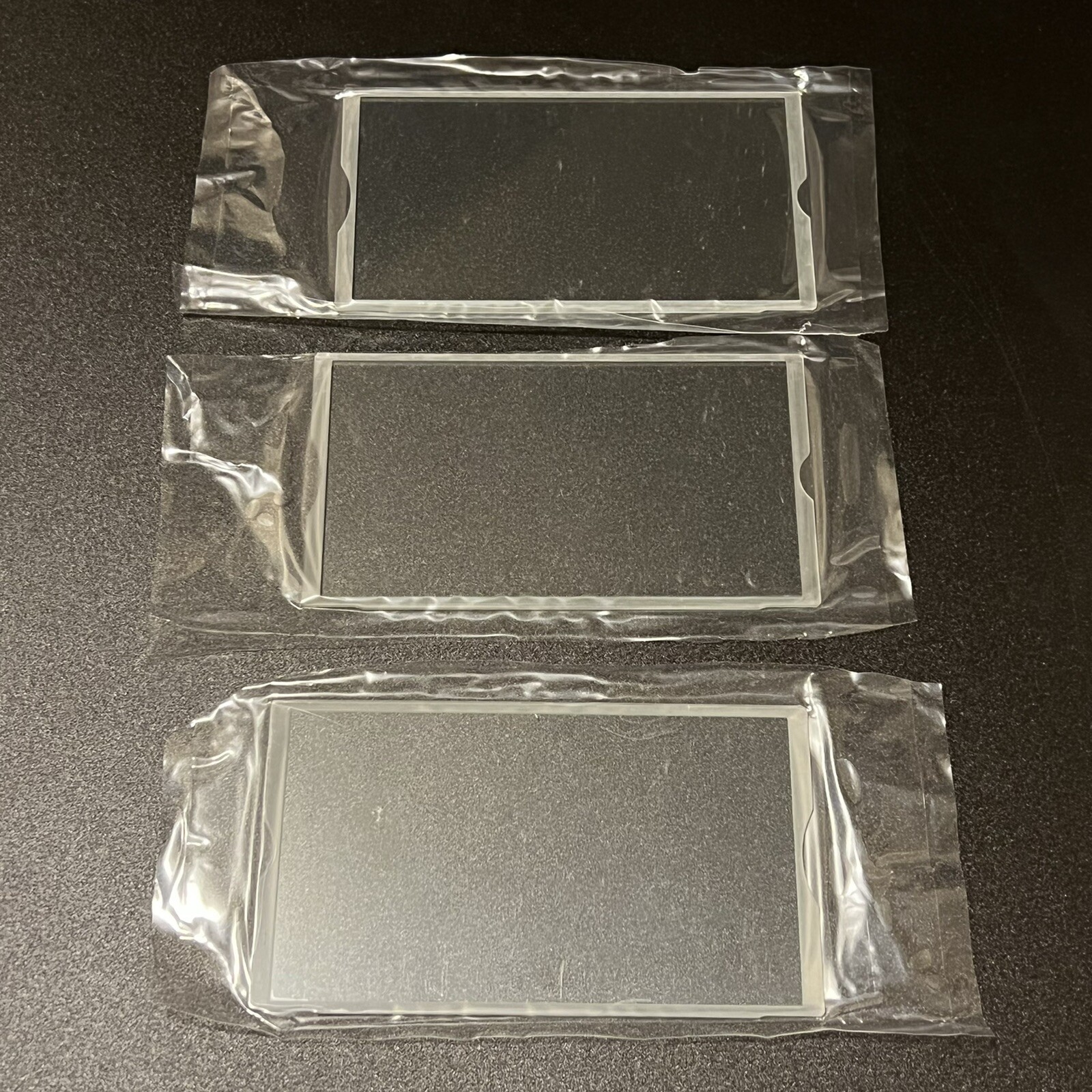 3 - GLASS Clear Lens Replacement For PSP 2000 PSP 3000 Faceplate Cover Display