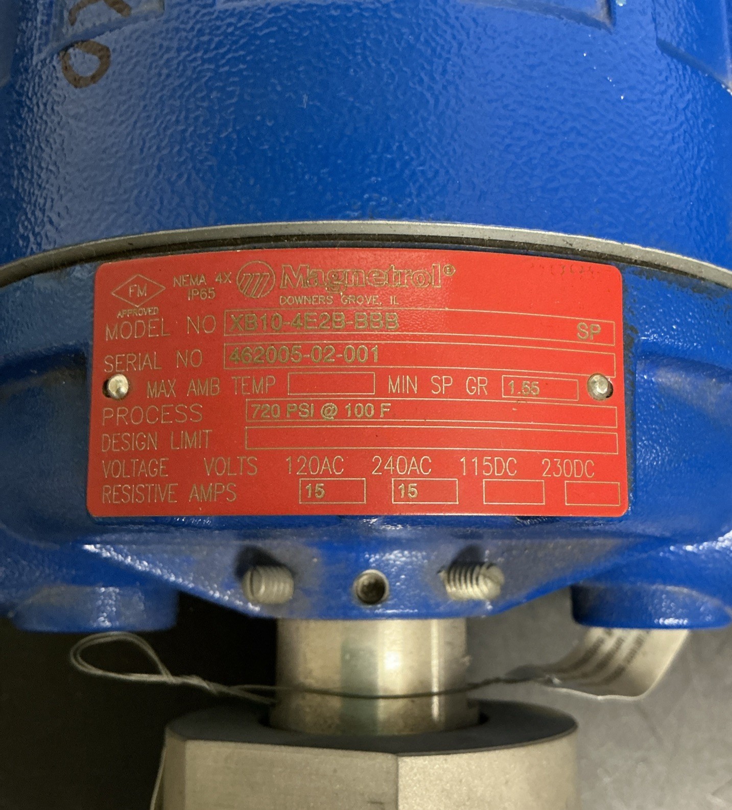 Magnetrol Displacement Switch XB10-4E2B-BBB