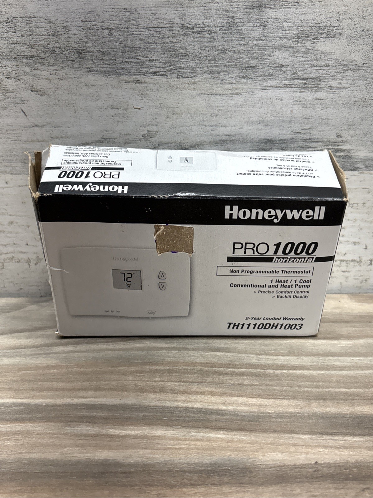 Honeywell Home PRO 1000, TH1100DH1003 Non-Programmable Heat/cool Thermostat NEW