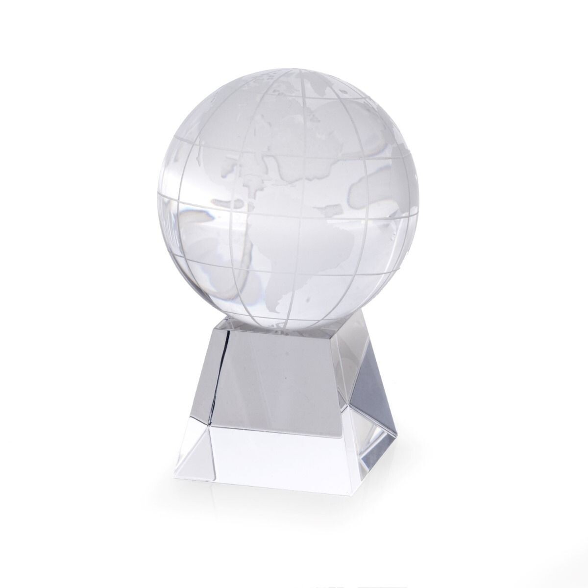 Bey Berk  3" Acetate Etched Glass Globe with Base