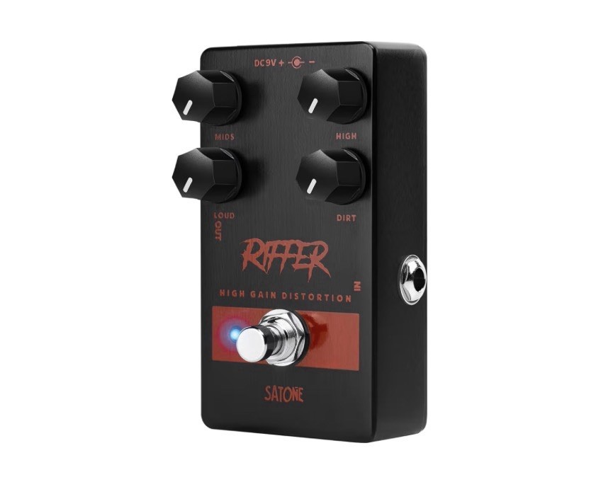 Satone S811 Riffer High Gain Distortion Guitar Effect Pedal True Bypass