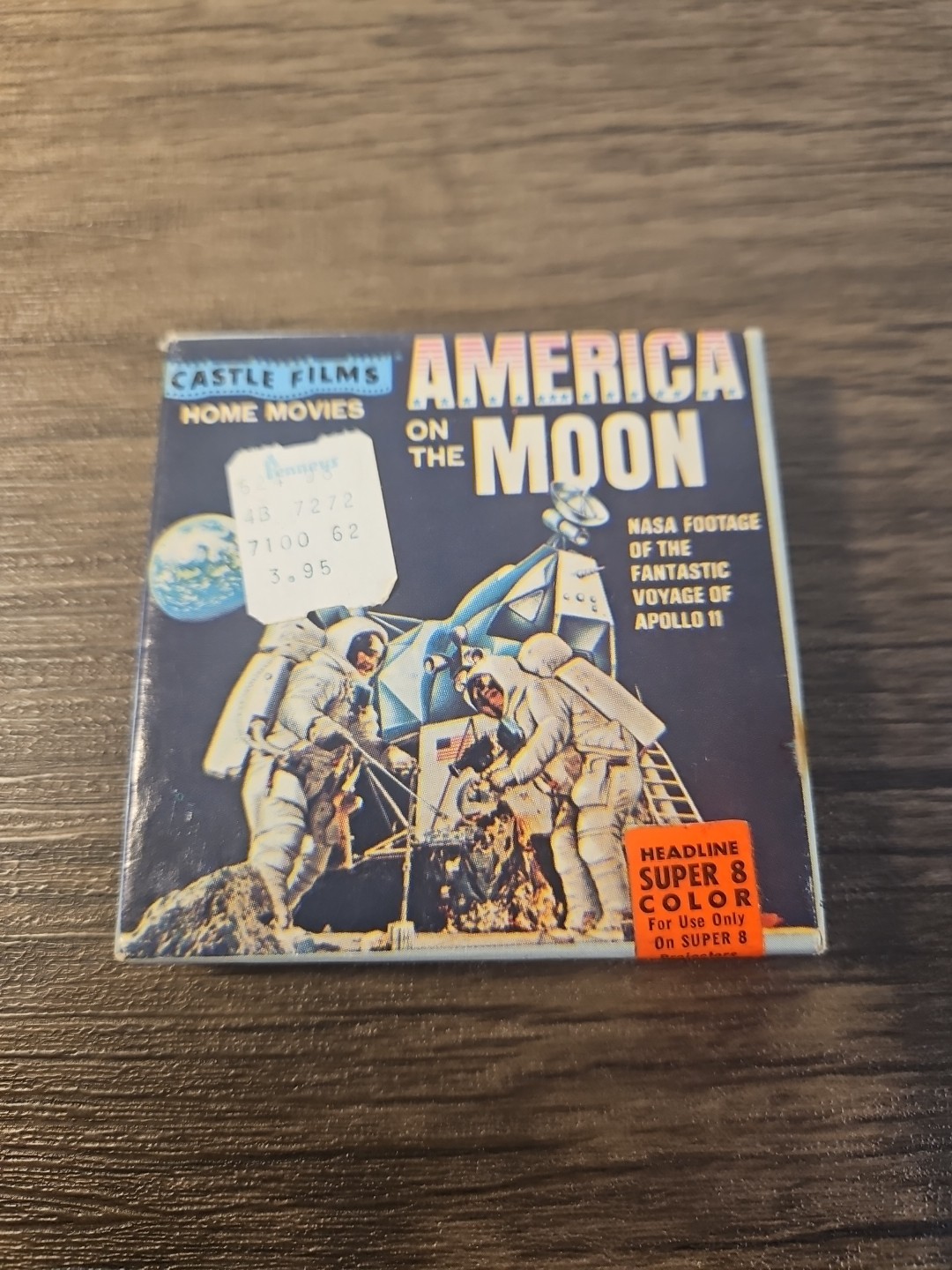 Vintage Castle Films America On The Moon Nasa Footage Apollo 18 Super 8 #9129