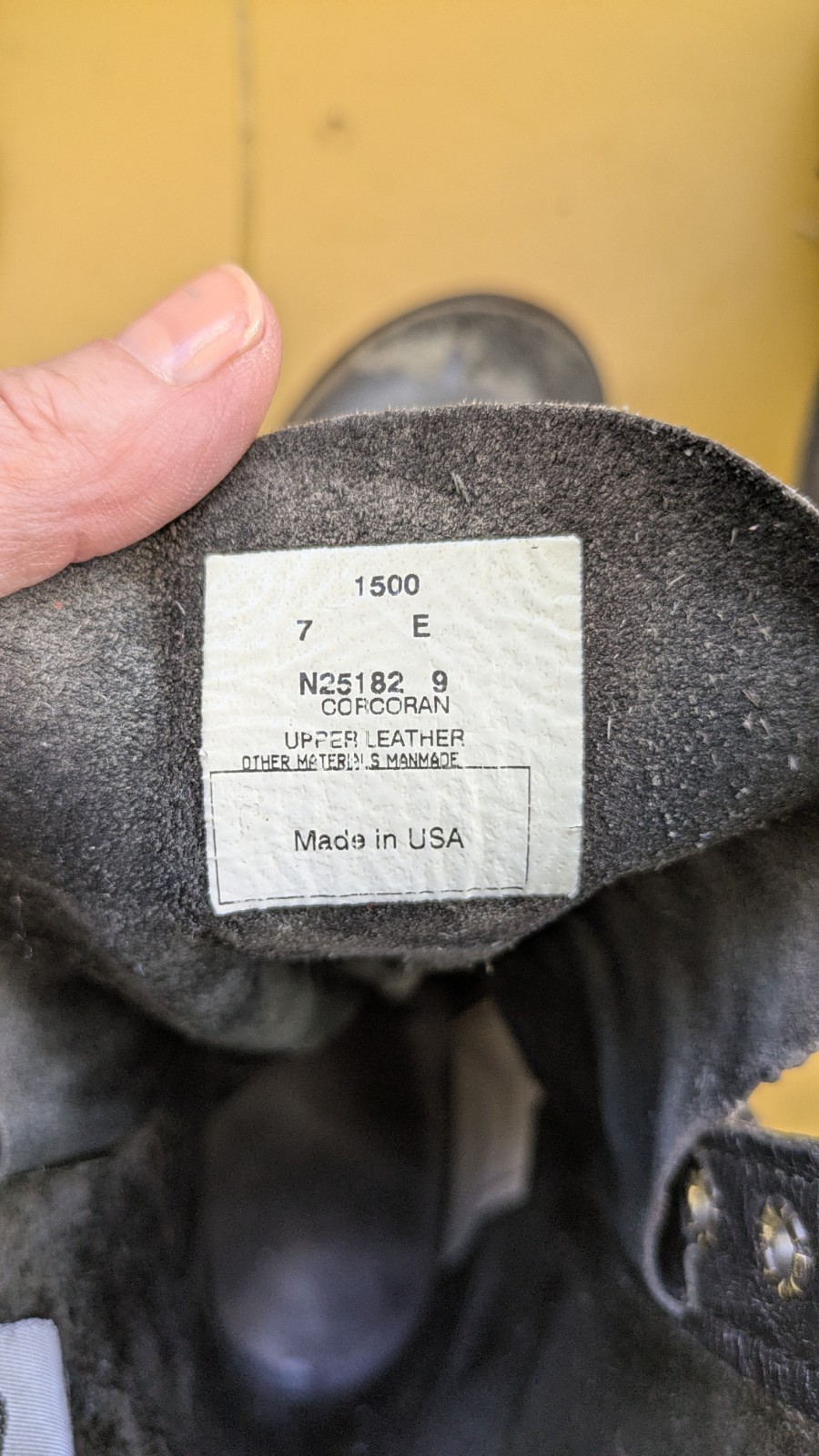 Corcoran Paratrooper Jump Boots 7 E