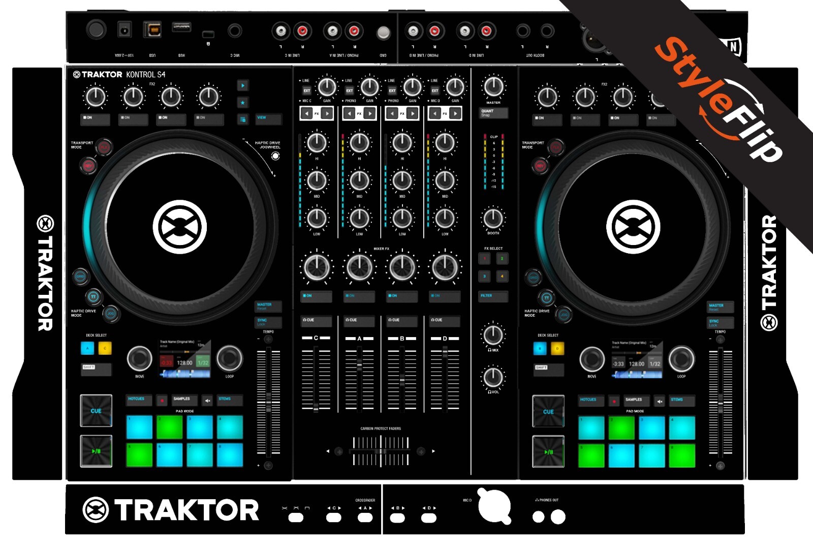 Native Instruments TK S4 MK3  | Black | Protective Decal | StyleFlip Skins
