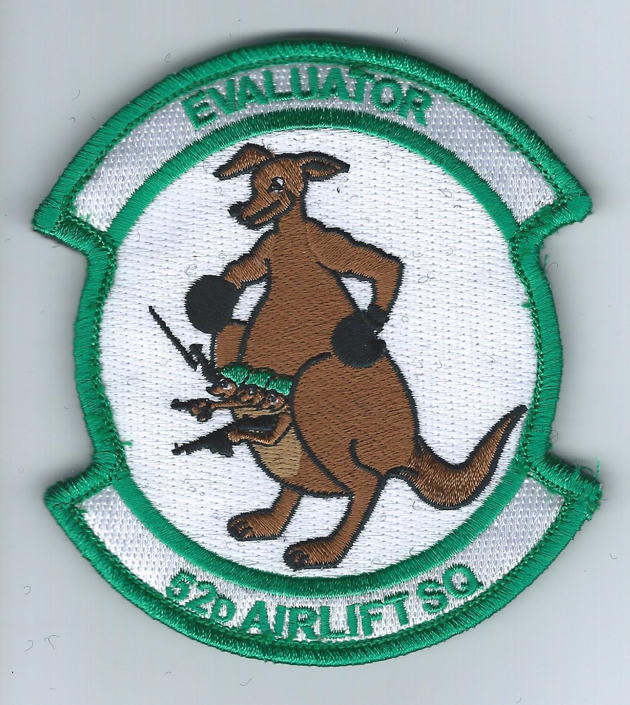 52nd AIRLIFT SQUADRON "EVALUATOR" !!THE LATEST!! patch