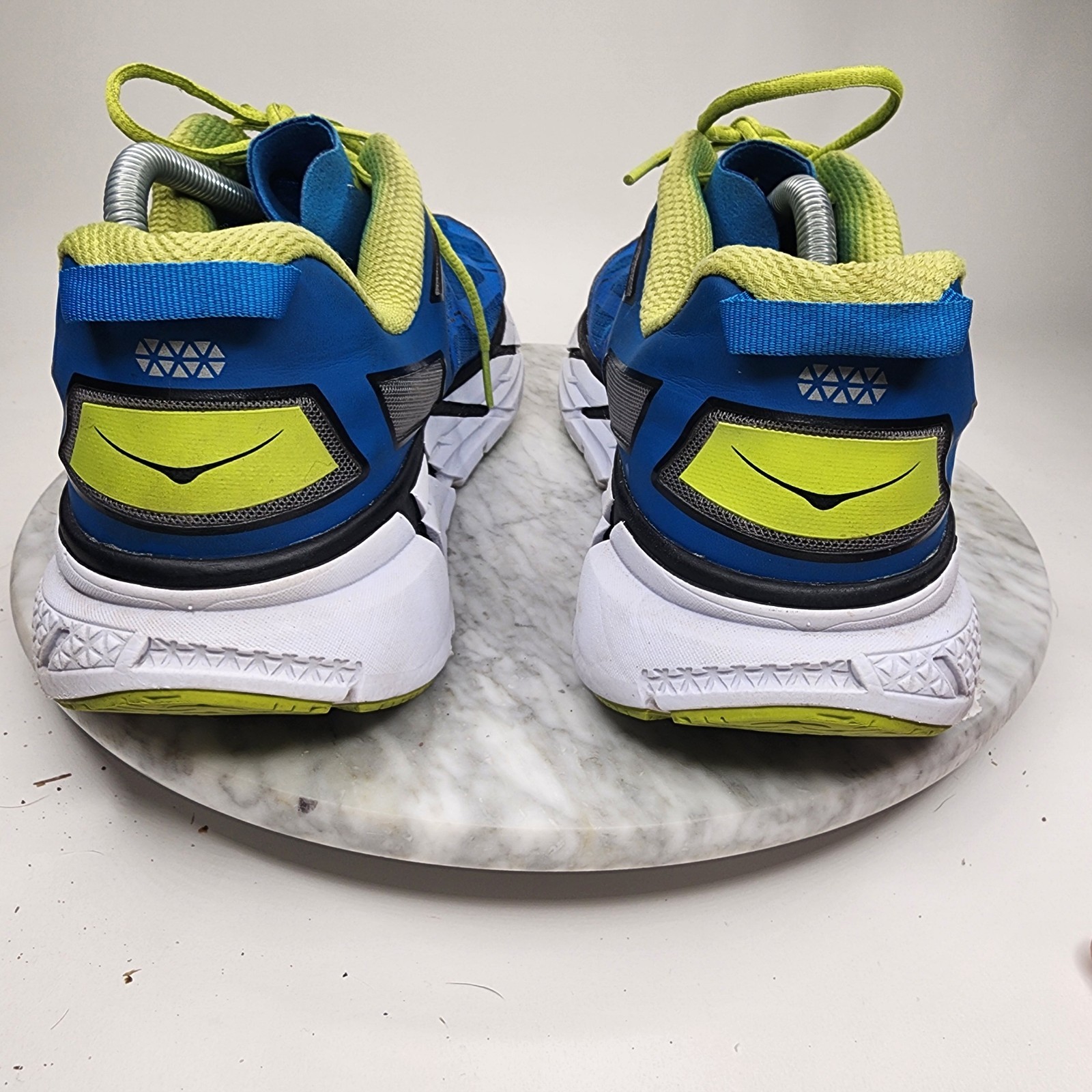 Hoka One One Clifton 1 Blue Citrus Running Comfort Shoes Mens Size 11.5 1101943