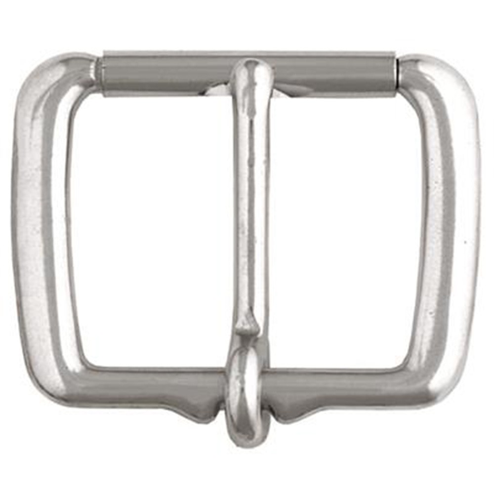 34AI Hilason Western Tack Stainless Steel Cinch Rectangle Belt Roller Buckle