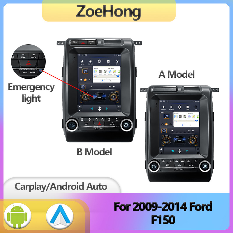 9.7" For Ford F150 2009-2014 Android 13 Apple Carplay Car Stereo Radio GPS Navi